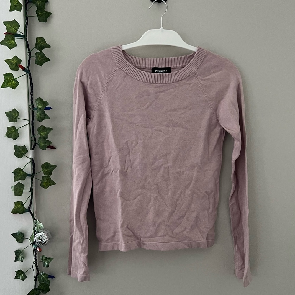 Pale Pink Express Sweater